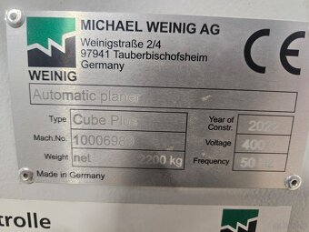 Strugarka Weinig CUBE PLUS - 4