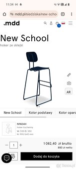 Cztery Hokery MDF New school cena za sztukę - 4