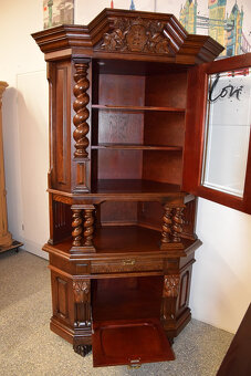 witryna narożna - meble gdańskie - stan idealny - 4