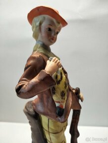 Figurka porcelana Myśliwy polowanie - Tanio - 4