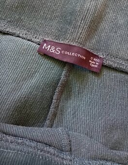 Legginsy prazkowane elastyczne dopasowane - 4