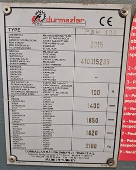 Maszyna do gięcia profili Durma PBH 100 - 4
