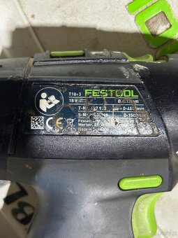 Wiertarko-wkrętarka T 18+3, zestaw z akumulatorem FESTOOL - 4