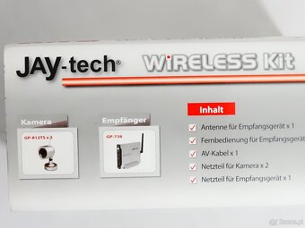 Bezprzewodowy zestaw kamer JAY-tech Wireless Kit IR-812R - 4