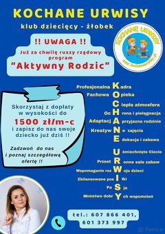 ŻŁOBEK – KLUB DZIECIĘCY KOCHANE URWISY opieka nad dziećmi - 4