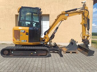 Minikoparka CAT 303.5 CR 07A - rok 2022 - klimatyzacja - 4
