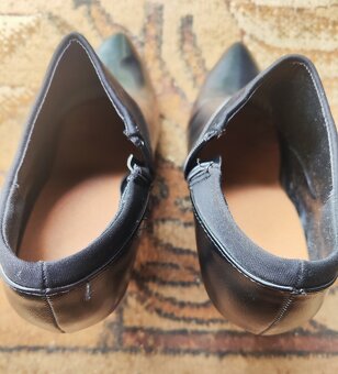 Botki czarne przed kostki, rozm. 38 - 4