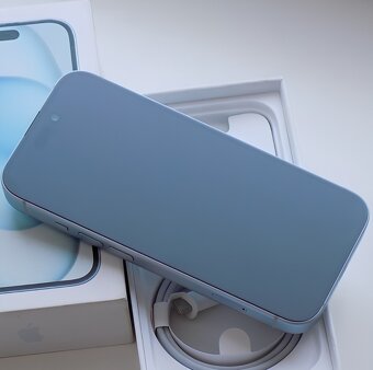iPhone 15 Blue BATERIA 100% TOP - 4