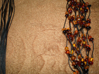 Sprzedam naszyjnik i bransoletkę z bursztynu używane. - 4