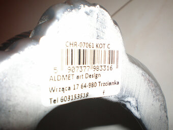 Sprzedam figurkę kota w kolorze popielatym, nowy, stan ideal - 4