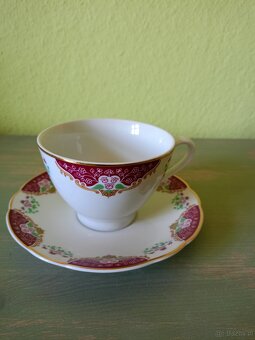 Serwis kawowo - herbaciany. Porcelana Ćmielów. - 4