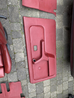 bmw e30 m3 czerwone skórzane wnętrze podgrzewane - 4