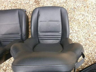 Porsche 911 / 996 czarne skórzane fotele turbo elektryczne - 4