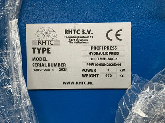 PROFI PRESS 100T MH-MC-2 – Prasa 100 t, elektrohydrauliczna - 4
