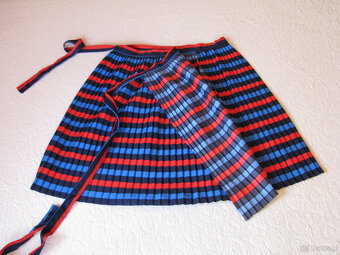 Spódnica plisowana wiązana jak fartuszek uniwersalny rozmiar - 4