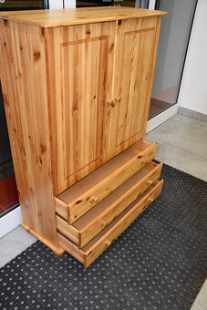 bieliźniarka z drewna sosnowego - jak nowa - 4