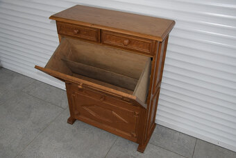 szafka na buty dębowa - super stan - 4