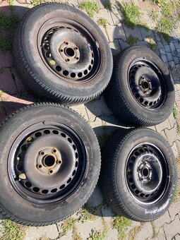 Opony Zimowe Felgami Rozmiar 195x65x15 VW Skoda - 4