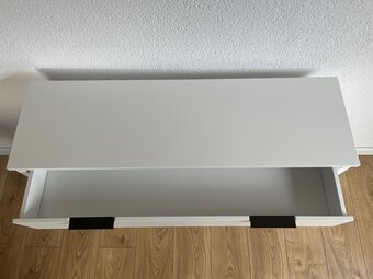 Nowa Konsola Stolik Konsolowy Biały 100cm Do Przedpokoju - 4
