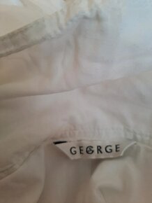 Śliczna bawełniana biała spódnica rozmiar 42 firmy George - 4