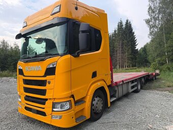 Samochód Ciężarowy Scania 500R + Przyczepa zagłębiana do tra - 4