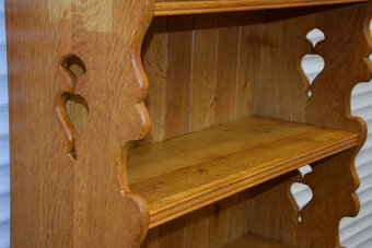 regał z drewna dębowego - super stan - 4