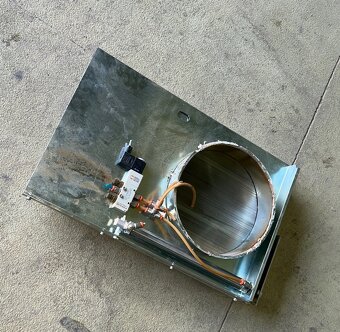 Zasuwa elektro-pneumatyczna, ocynkowana - 4