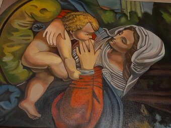 Sprzedam obraz religijny- Matka boska karmiąca - 4