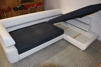 kanapa narożna z funkcją spania - 4