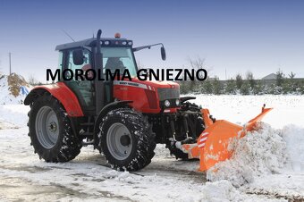 Pług śnieżny składany do śniegu strzałka komunalny ROLMAKO T - 4