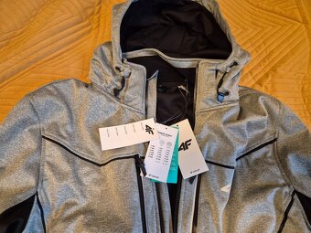 Męska kurtka softshell 4F H4L18-SFM005 Szara XL - Nowa - 4