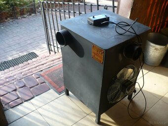 Sprzedam nowoczesny piec grzewczy z nadmuchem 12 kw  malo - 4