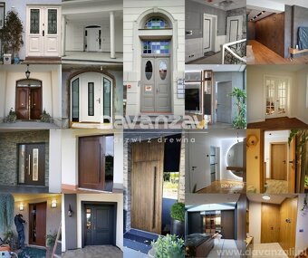 Producent drzwi drewnianych - drzwi wewnętrzne i wejściowe D - 4