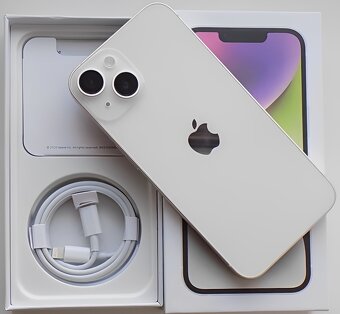 iPhone 14 Plus Starlight BATERIA 100% TOP - 4