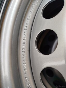 A98#Felgi stalowe Nowe 16" 5x112 Et 43 Vw Seat Audi Skoda - 4