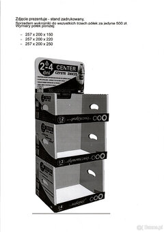 Wykrojniki na: tacki, 3 rozmiary kartonów, stand 3-poziomy. - 4
