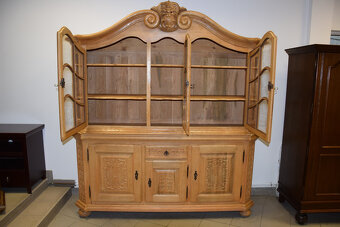 kredens z drewna dębowego - super stan - 4