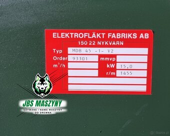 Odciąg trocin wentylator 15 kW - 4