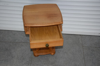stolik kawowy dębowy - super stan - 4