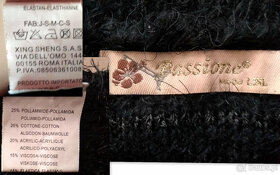 Damski sweter Passione Roma Italia L/XL czarny z błyszczącym - 4