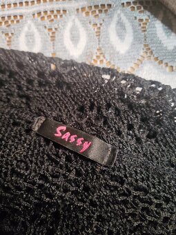 Chusta z haftem  i z frędzlami - 4