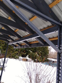 Wiata,altana,carport.Dach dwuspadowy. - 4