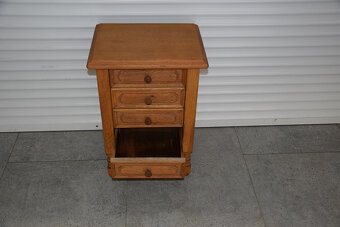 szafka z szufladami z drewna dębowego - super stan - 4