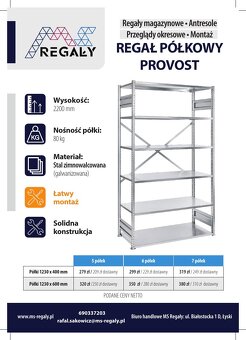 Sprzedam regały magazynowe od 279zł (MS REGAŁY) - 4