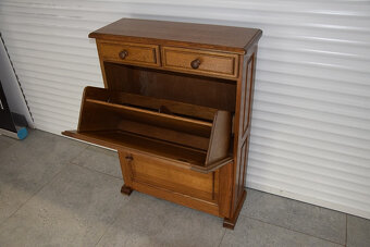 szafka na buty z drewna dębowego - jak nowa - 4