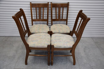 krzesła dębowe 6 sztuk - jak nowe - 4