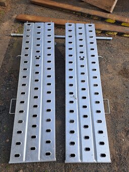 Nowe, nieużywane, składane rampy do przyczep - 4