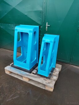 Kątowniki żeliwne, płyty mocujące, kostki - 4