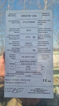 Agregat chłodniczy VELO, Model: WRAT/B 1202 - 4