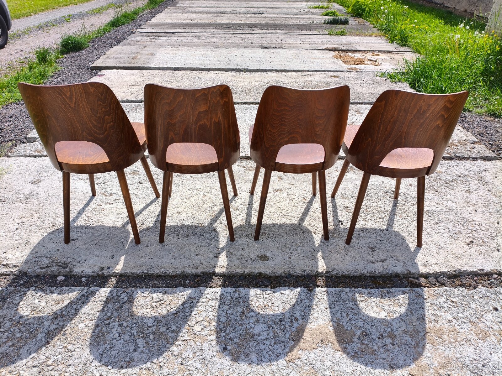 Haerdtl Oswald 4x židle Top stav - 5